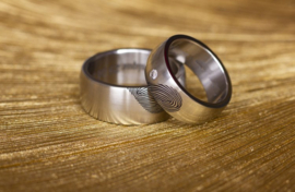 Vingerafdruk ringen <3