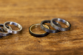 Diverse aanschuifringen combinaties