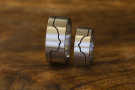 Titanium profiel ringen