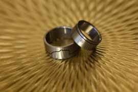 Titanium profiel ringen