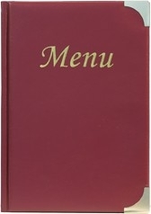 Wijnrode menukaart Basic A5 (MC-BRA5-WR)