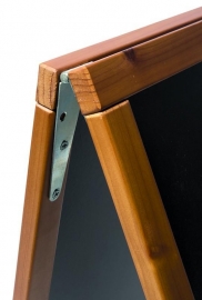 Stoepbord Teak hout Woody Groot 125x70 cm (SBSW-TE-120)