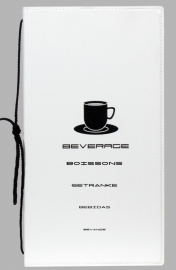 Witte menukaart A4, Design (MC-TRA4-WT)