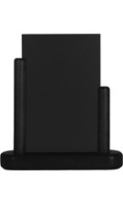 Zwarte Tafel houder Elegant, 10x15 cm A6 (ELE-BL-SM)