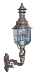 Semi-klassieke buitenlamp HP Brons