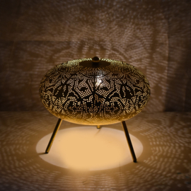 Tafellamp filigrain - ufo | goud