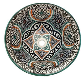 Marokkaanse waskom - 40 cm | Mandala