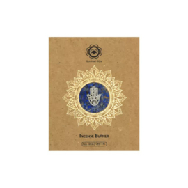 Wierookbrander - rond | Fatimahand - Lapis Lazuli
