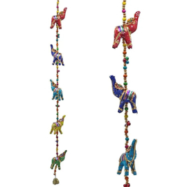 Decoratieve slinger | Olifantjes katoen