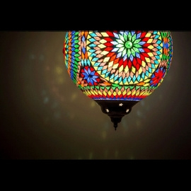 Hanglamp L - Glasmozaiek TD | multicolor