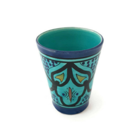 Marokkaanse beker - Turquoise