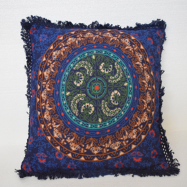 Sierkussen | Mandala | Blauw