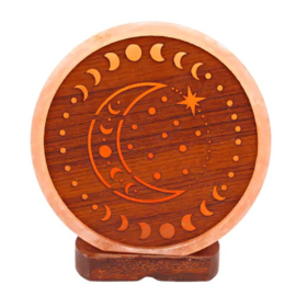 Himalaya zoutlamp | Maan fasen