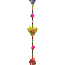 Decoratieve slinger | Hartjes katoen