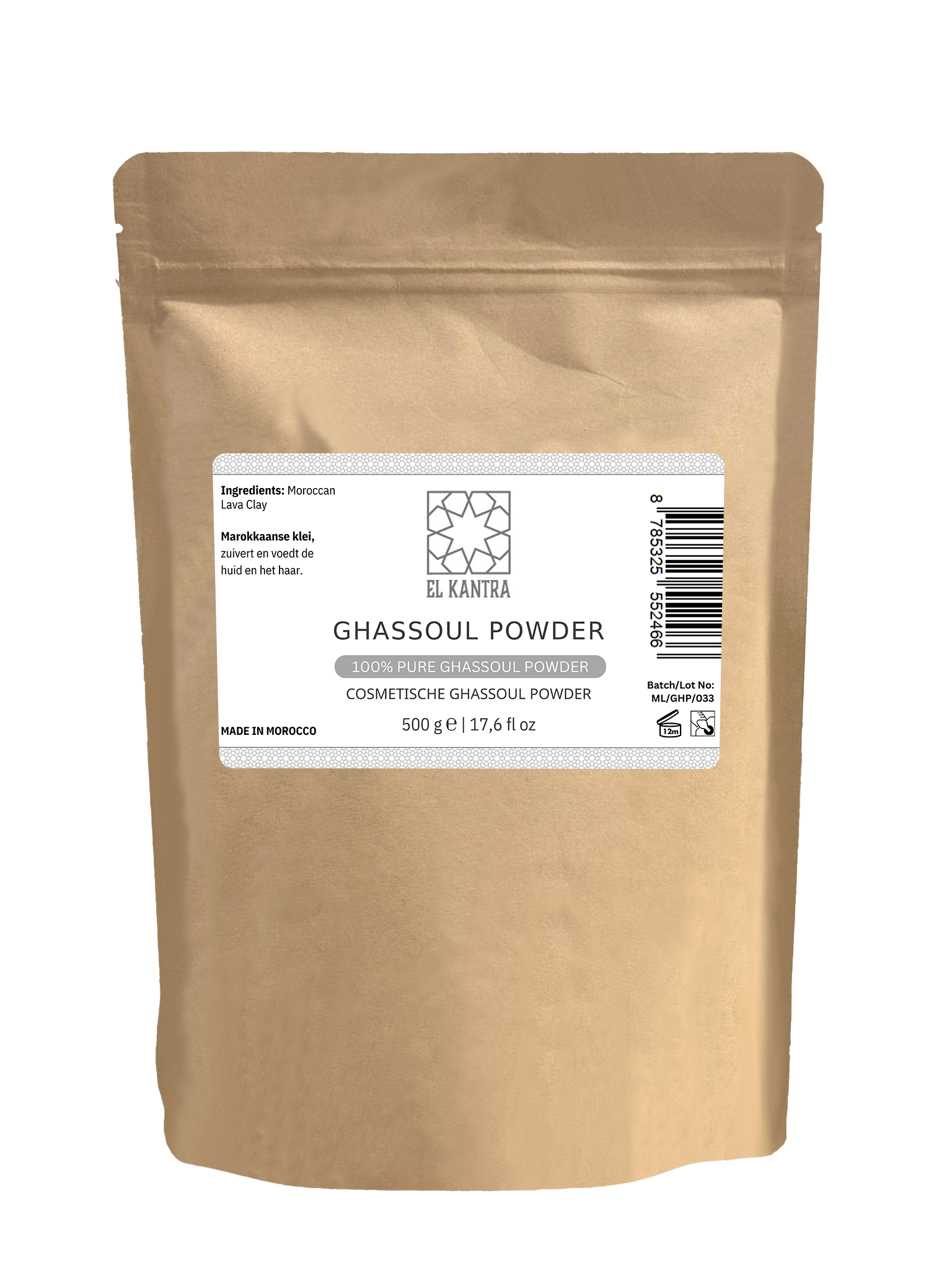 Ghassoul - poeder | 500 gram