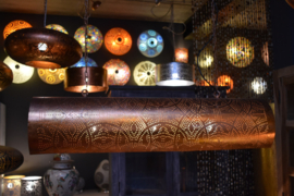 Hanglamp filigrain - horizontaal | vintage koper