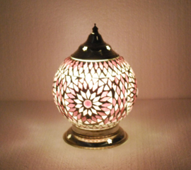 Tafellamp S - Glasmozaiek | paars