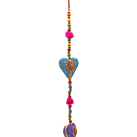 Decoratieve slinger | Hartjes katoen