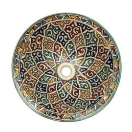 Marokkaanse waskom - 35 cm | Mandala