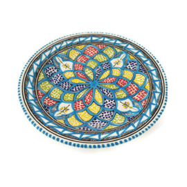 Bord turquoise blue - 28 cm