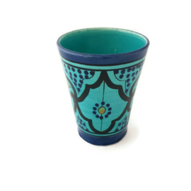 Marokkaanse beker - Turquoise