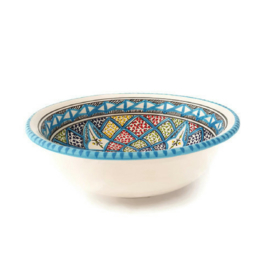 Saladeschaal turquoise blue - S