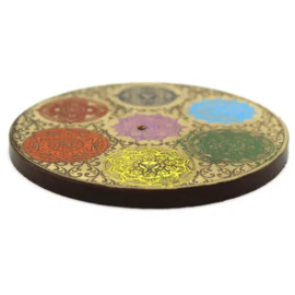 Wierookbrander - rond | 7 Chakra's