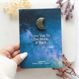 Ansichtkaart | Love you to the moon and back