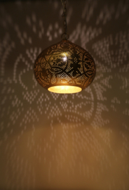 Hanglamp filigrain - klein | goud