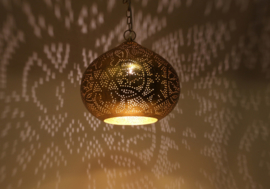 Hanglamp filigrain - klein | goud