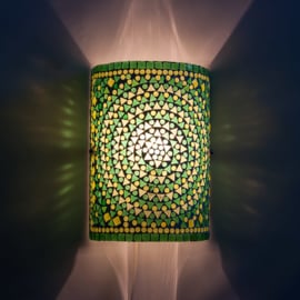 Wandlamp - Glasmozaiek | groen