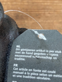 Leuk vogelbadje van gietijzer, nieuw