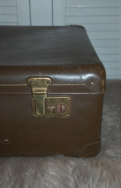Vintage bruine koffer