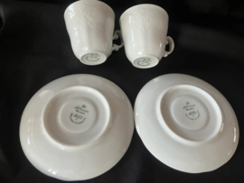 Prachtig brocant koffieservies 9-delig Seltmann Weiden Bavaria West Germany