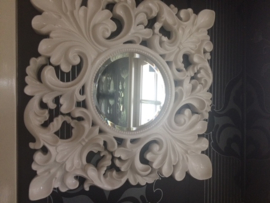 Prachtige brocante spiegel in barok lijst