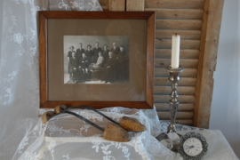 Brocante lijst met oude familiefoto