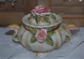 Vintage bonbonnière van het Italiaanse merk Capodimonte