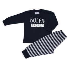 Fun2Wear Boefje peuter pyjama donker blauw (92 en 128)