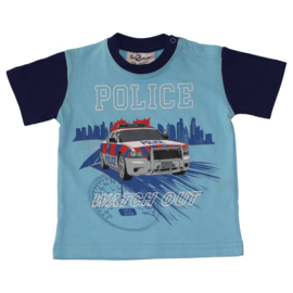 Fun2Wear Politie peuter shortama blauw (98)