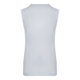 Beeren heren mouwloos V-hals t-shirt (M3000) wit