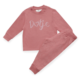 Fun2Wear Dotje baby pyjama oud roze (86)