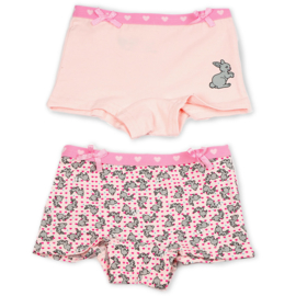 Funderwear meisjes setje konijn roze (92/98-116/122-140/146)