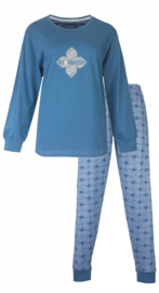 Irresistible dames pyjama 15005A Ocean Blue (S t/m XXXL)