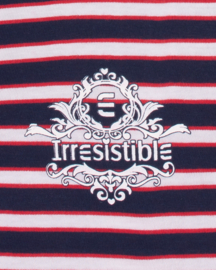 Irresistible dames nachthemd d.blauw streep 16005A (S t/m 3XL)