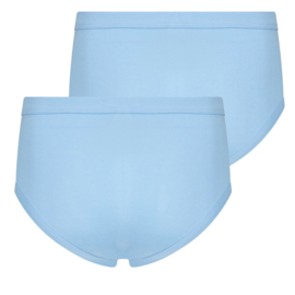 Beeren heren slip licht blauw met voorsluiting (2 stuks)