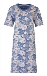 Medaillon dames nachthemd korte mouw 15012A (M t/m 3XL)
