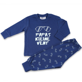 Fun2Wear Papa's kleine vent baby pyjama blauw (74/80/86)