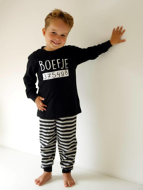 Fun2Wear Boefje peuter pyjama zwart (92/104/116)