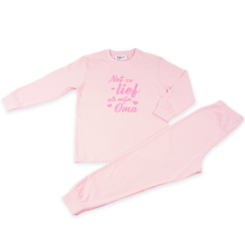 Fun2Wear Net zo lief als mijn oma peuter pyjama l. roze (92 t/m 128)