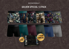 Muchachomalo boxershort U-GOLDEN1010-12 (12-pack) M/L/XL